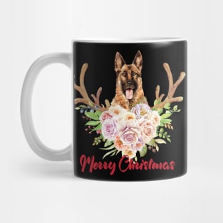 Christmas German Shepherd Mug
